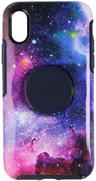 Otter + Pop Symmetry Series Hybrid Phone Case for iPhone Xs/X - Blue Nebula