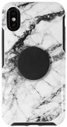 Otter + Pop Symmetry Series Hybrid Phone Case for iPhone Xs/X - White Marble