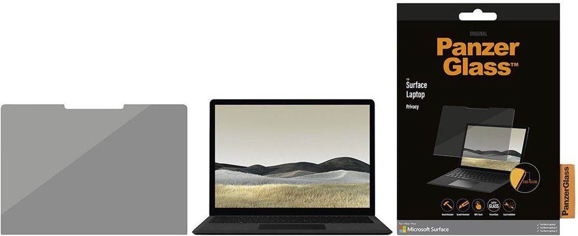 Refurbished PanzerGlass Microsoft Surface Laptop 3/4 13.5" Clear Screen Protector - Reebelo US