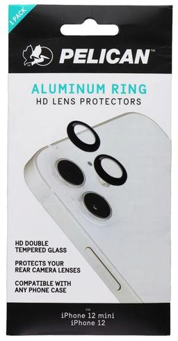 Pelican Aluminum Ring HD Camera Lens Protectors for iPhone 12 mini / 12 - Reebelo US