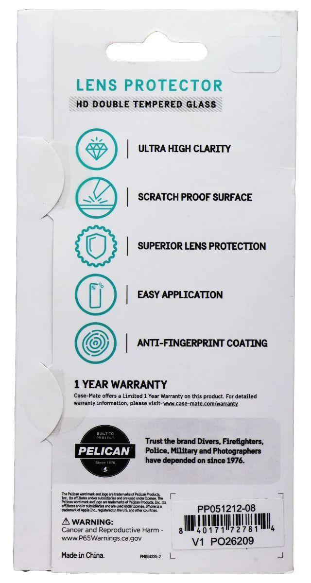 Pelican Aluminum Ring HD Camera Lens Protectors for iPhone 12 mini / 12 - Reebelo US