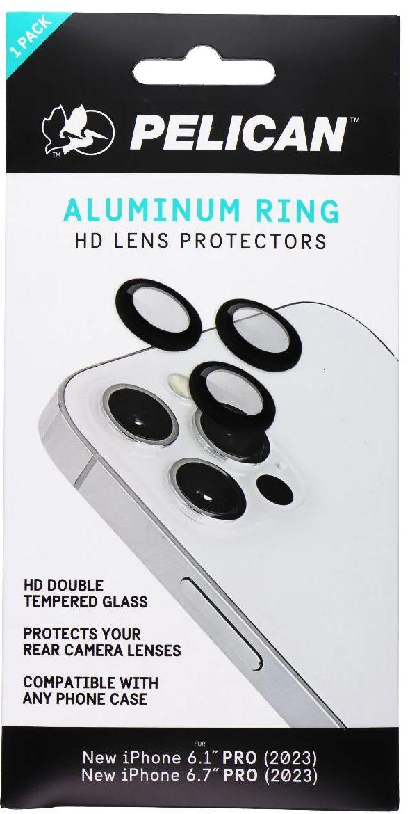 Pelican Aluminum Ring HD Lens Protectors for iPhone 15 Pro Max/15 Pro