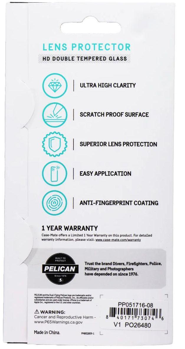Pelican Aluminum Ring HD Lens Protectors for iPhone 15 Pro Max/15 Pro - Reebelo US