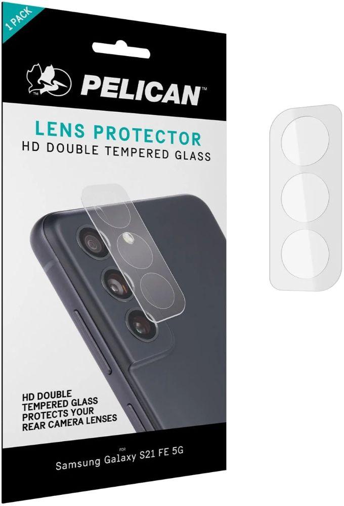 Pelican HD Double Tempered Glass Lens Protector for Galaxy S21 FE 5G - Reebelo US