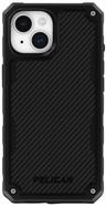 Pelican Shield Kevlar with MagSafe Phone Case and Holster for iPhone 15/14/13 - Black