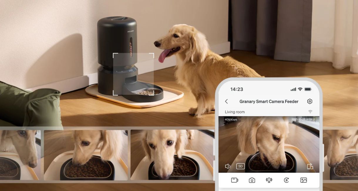Refurbished PetLibro 5L Granary Smart Camera Pet Feeder - Reebelo US