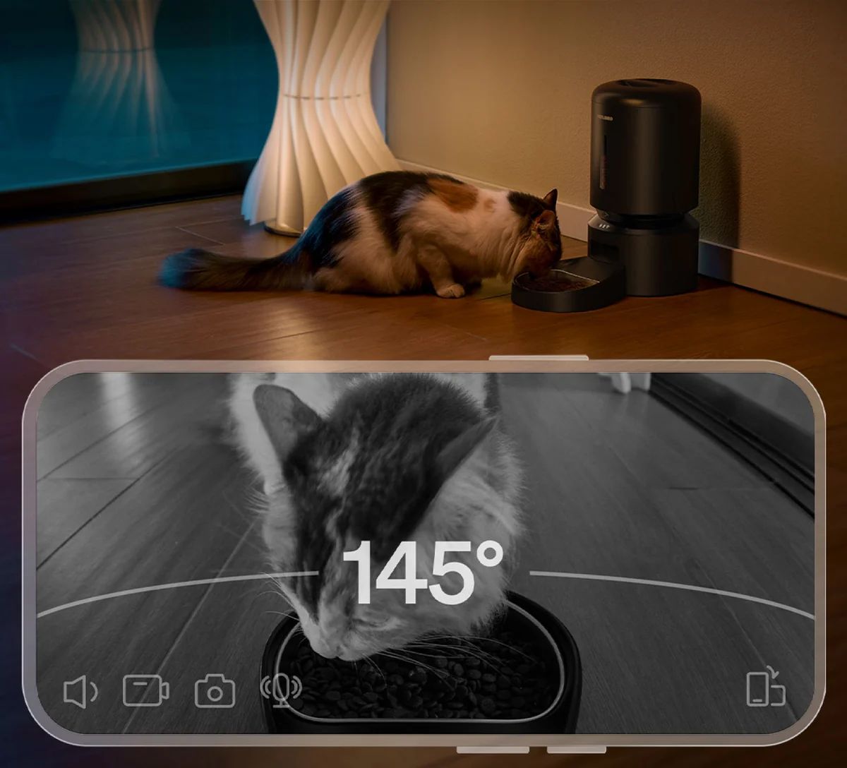 Refurbished PetLibro 5L Granary Smart Camera Pet Feeder - Reebelo US