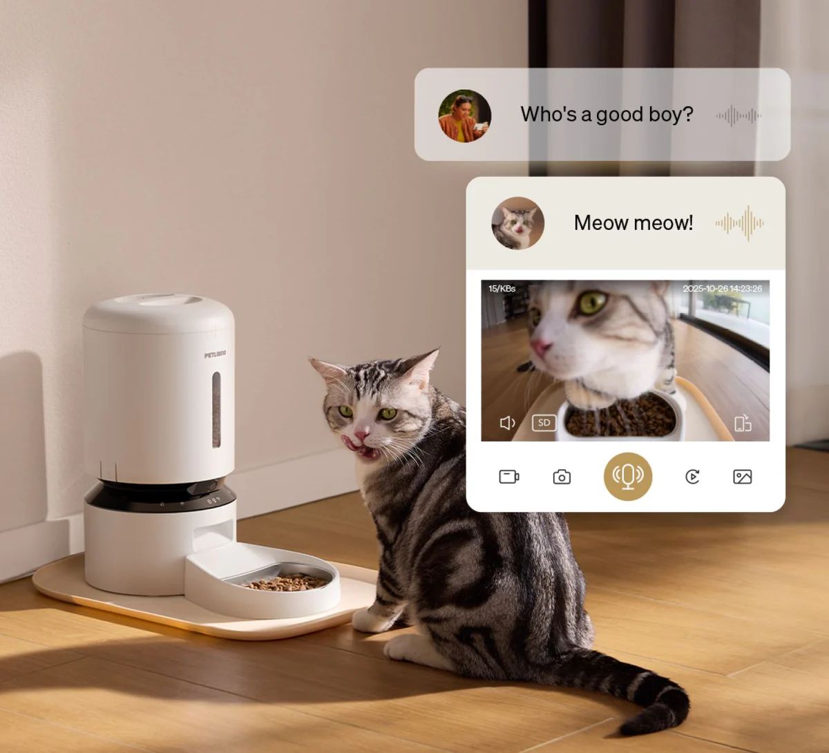 Refurbished PetLibro 5L Granary Smart Camera Pet Feeder - Reebelo US
