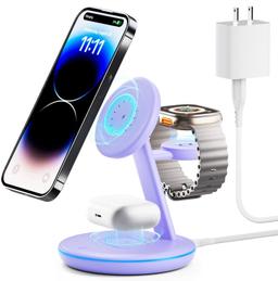 Refurbished Pexxus 3 in 1 Charging Station for Apple Devices - Reebelo US