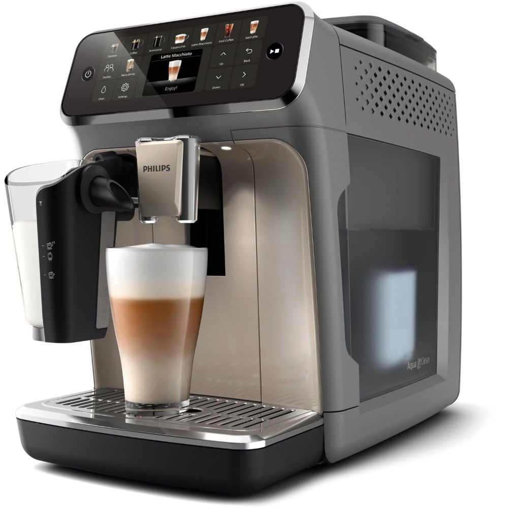 Refurbished Philips 5500 Series LatteGo Fully Automatic Espresso Machine (EP5544/94) - Reebelo US