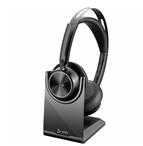 Refurbished Poly com Voyager Focus 2 UC USB-C Headset with Charge Stand (VFOCUS2) - Reebelo US