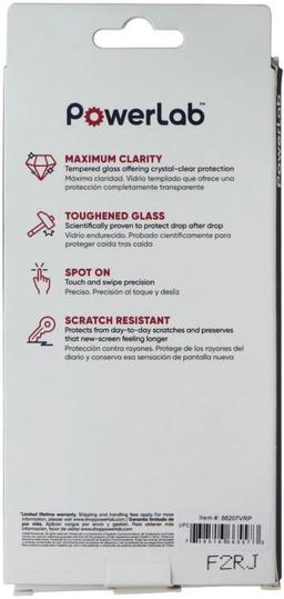 PowerLab HD Glass Screen Protector for iPhone 16e/14/14 Pro/13 Pro/13 - Reebelo US