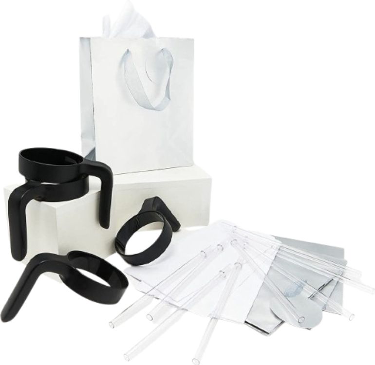 Refurbished Primula Peak Tumbler Accessory Set with 8 Straws and 4 Handles  - Reebelo US