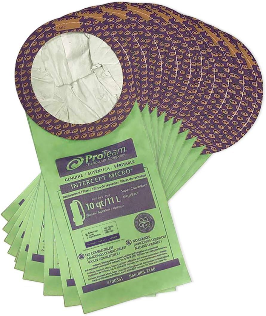 Refurbished ProTeam Pack of 10 Fits (Coachvac | Super Coachvac | Megavac) - Reebelo US