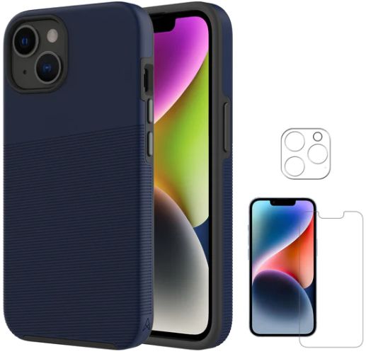 Axessorize PROTech Plus & ARMORGlass 360 Pack  Phone Case for Apple iPhone 14 Plus