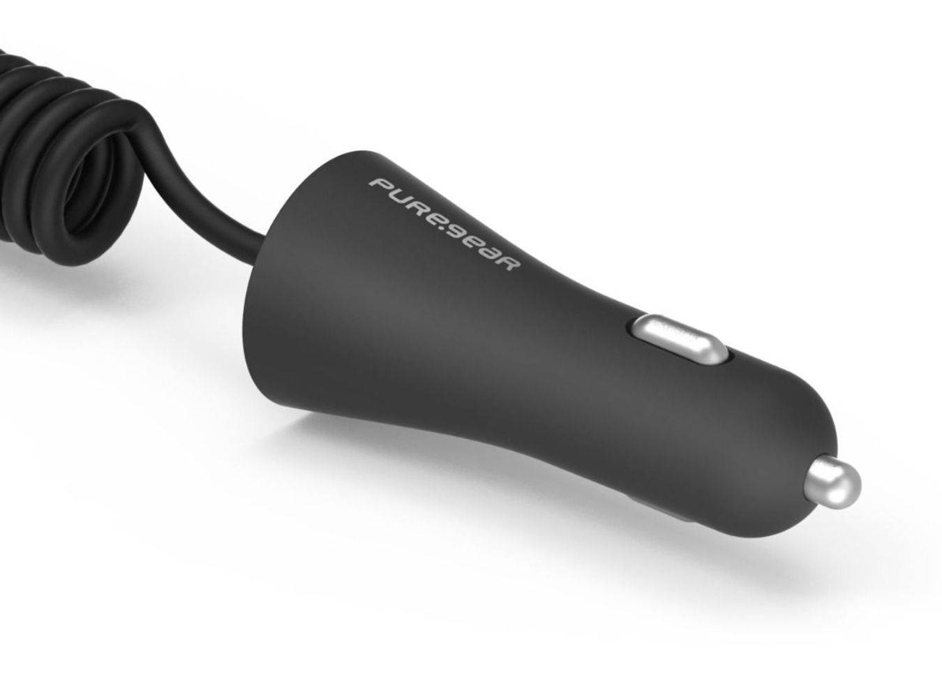 PureGear 12W Corded Micro-USB Car Charger (5.ft) (62804PG) - Reebelo US