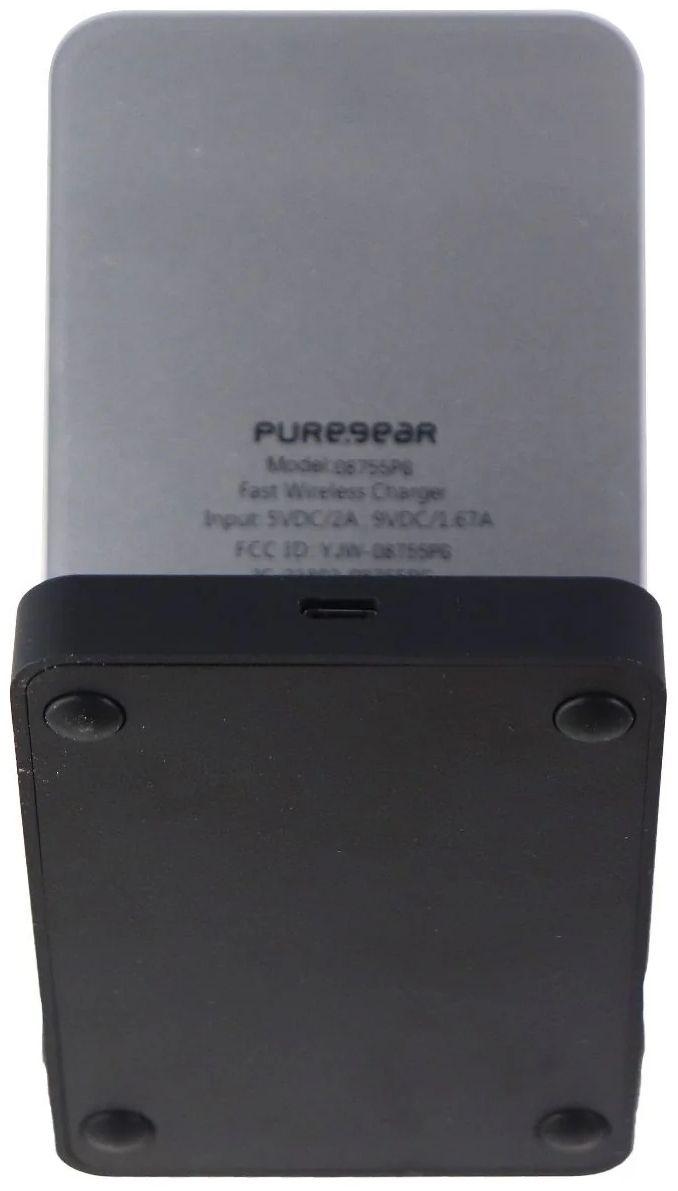 Refurbished PureGear 2-Coil Fast Wireless Charging Stand for Qi Devices - Reebelo US