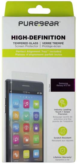 Refurbished PureGear High-Definition Tempered Glass for Samsung Galaxy A13 5G - Reebelo US