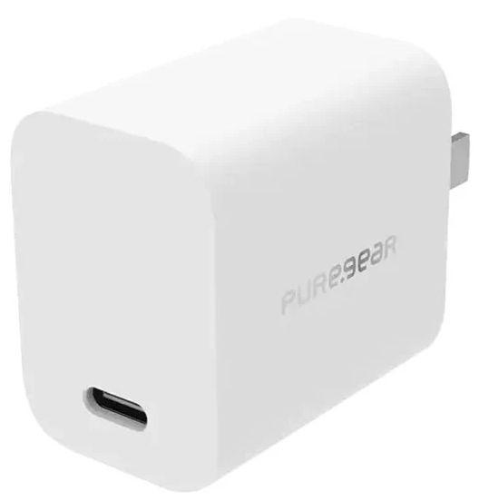 PureGear LightSpeed 20W Single USB-C PD Wall Charger
