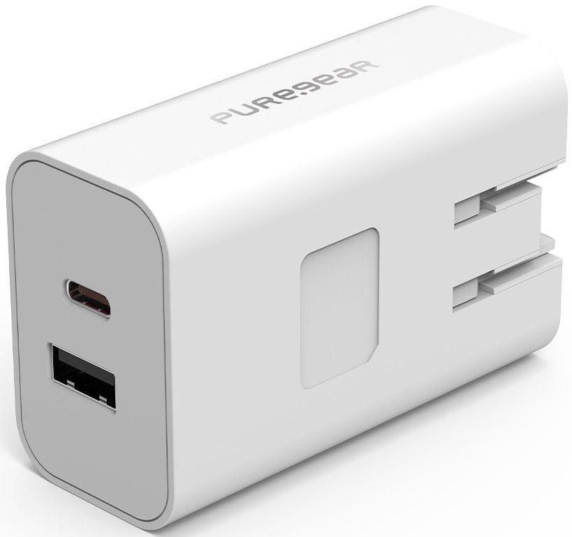 PureGear LightSpeed (42W) USB-C and USB-A Wall Charger - Reebelo US