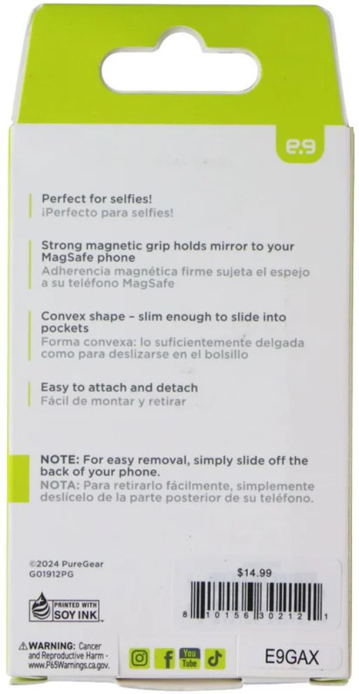 PureGear Magnetic Selfie Mirror Mount for MagSafe (65027PG) - Reebelo US