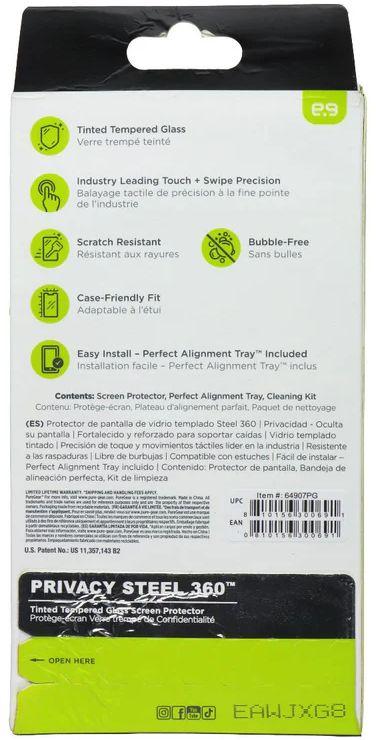 PureGear Privacy Steel 360 Screen Protector for iPhone 16 Pro - Reebelo US