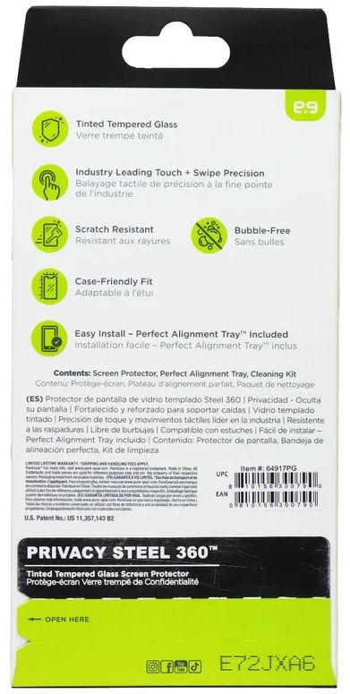PureGear Privacy Steel 360 Screen Protector for iPhone 16 Pro Max - Reebelo US
