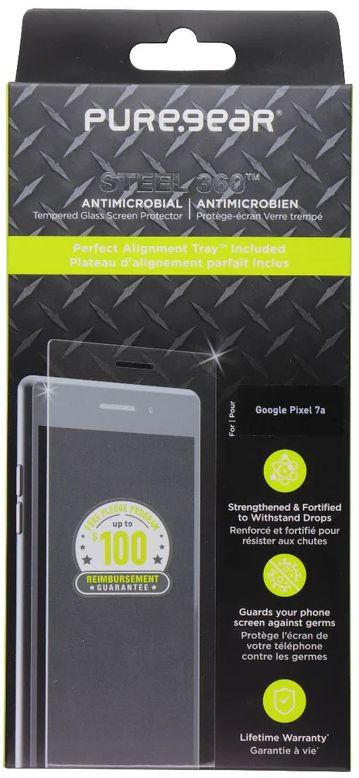 PureGear Steel 360 Screen Protector for Google Pixel 7a