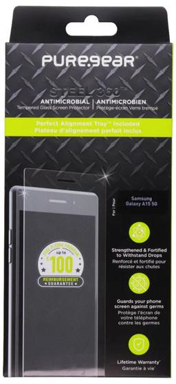 PureGear Steel 360 Series Tempered Glass Screen Protector for Galaxy A15 5G - Reebelo US