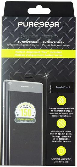 PureGear Steel 360 Series Tempered Glass with Alignment Tray for Google Pixel 6 - Reebelo US