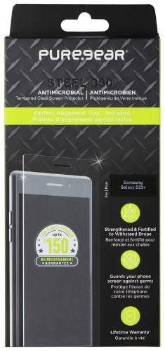 PureGear Steel 360 Tempered Glass Screen Protector for Galaxy S23+