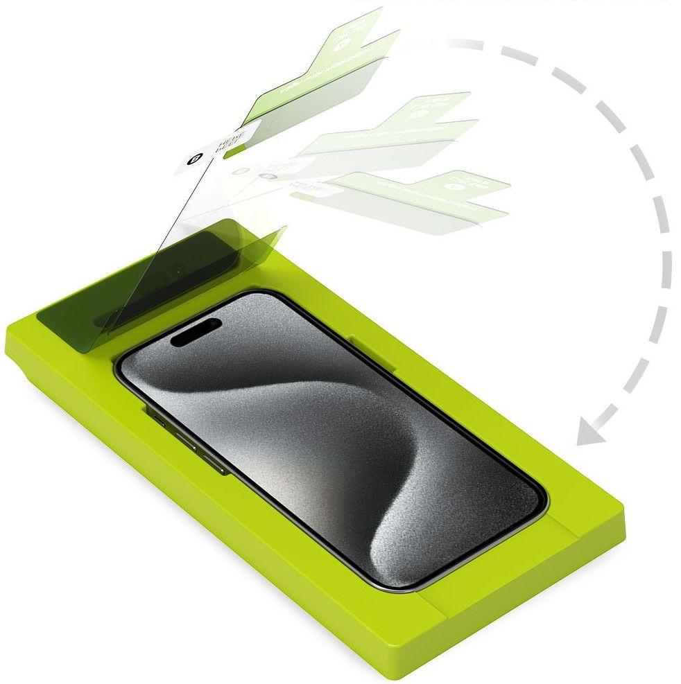 Refurbished PureGear Steel 360 Tempered Glass Screen Protector for iPhone 15 Pro - Reebelo US