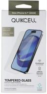 Quikcell Tempered Glass Screen Protector for iPhone 15 Plus - Clear