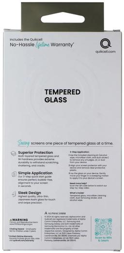 Quikcell Tempered Glass Screen Protector for Samsung Galaxy A15 5G - Reebelo US