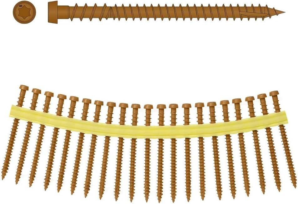 Refurbished QuikDrive DCU234STN01  #10 x 2-3/4" Collated Composite Deck Screw (1000ct) - Reebelo US
