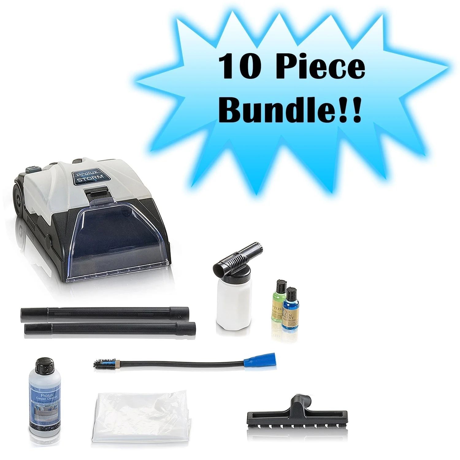Refurbished Rainbow E2 2 Speed Vacuum Cleaner and Prolux Storm Shampooer Bundle (10Pc) - Reebelo US