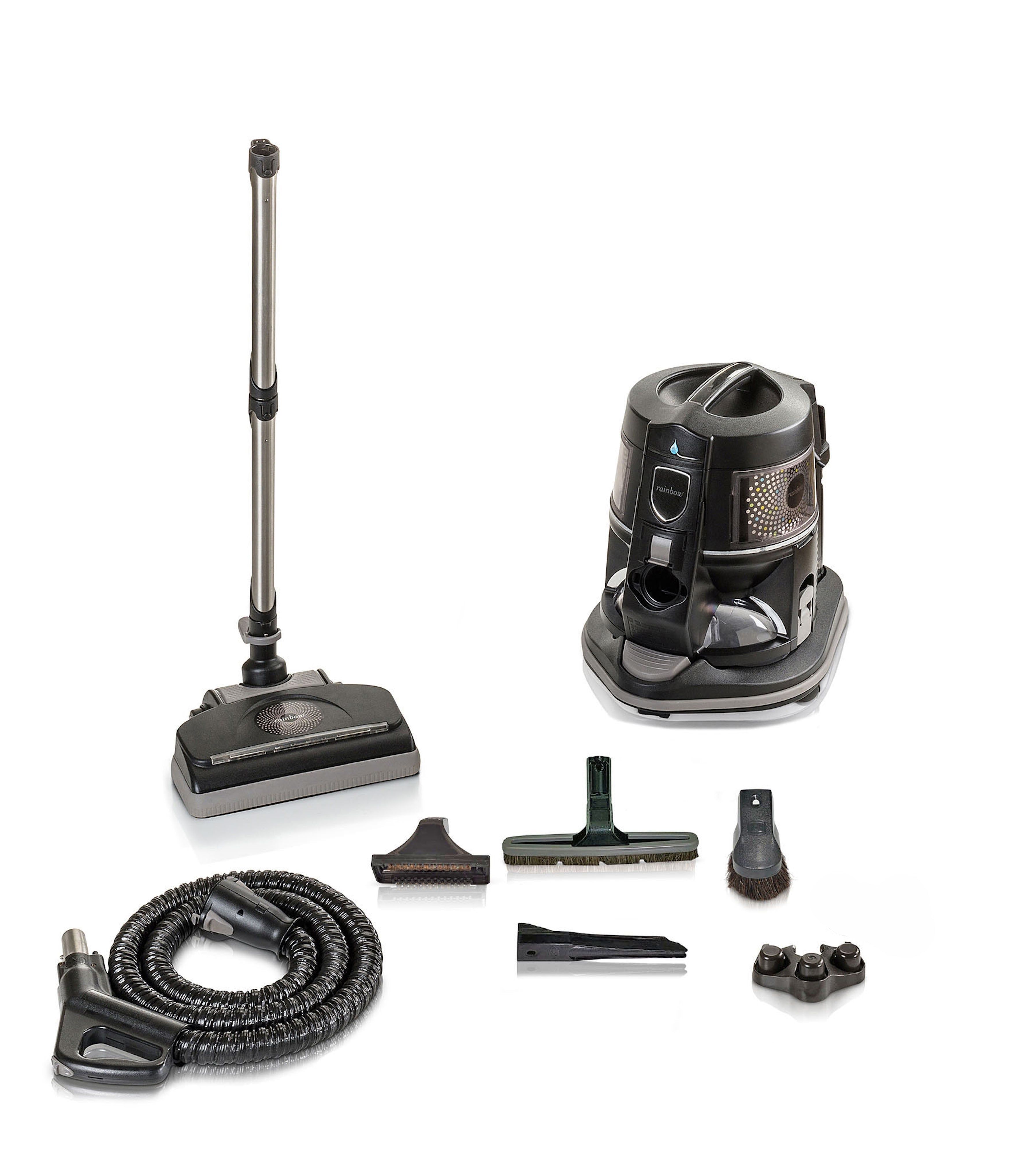 Rainbow E2 Black Series Bagless Canister Vacuum Cleaner - Black