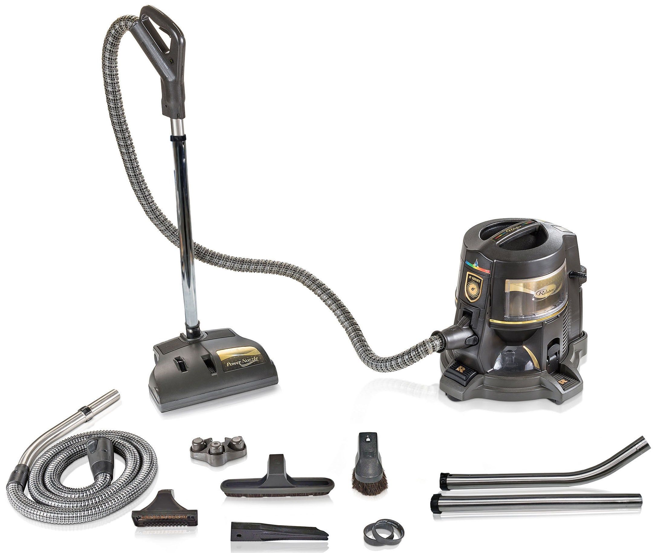 Refurbished Rainbow E2 Gold Series Bagless Canister Vacuum Cleaner with 2-speed - Reebelo US