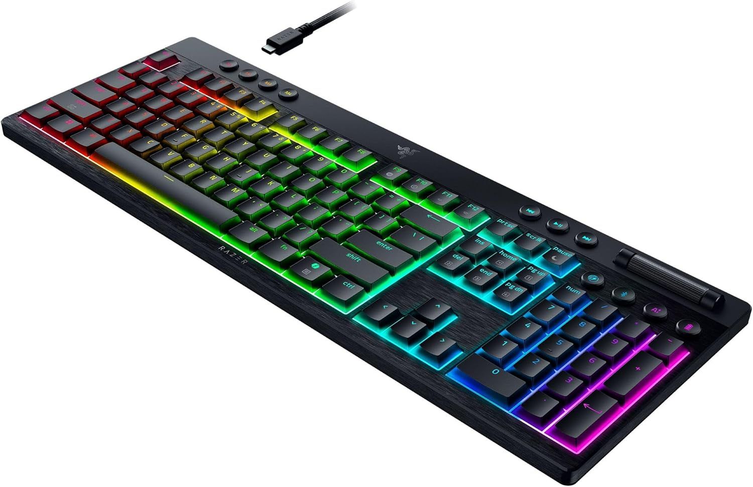Refurbished Razer BlackWidow V4 Low-Profile HyperSpeed Keyboard (Yellow Switches) - Reebelo US