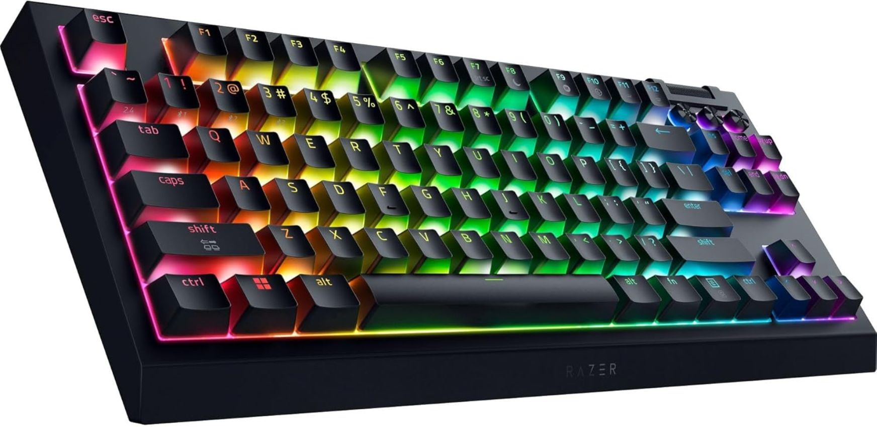 Refurbished Razer BlackWidow V4 TKL Hyperspeed Keyboard (Green Switches) - Reebelo US