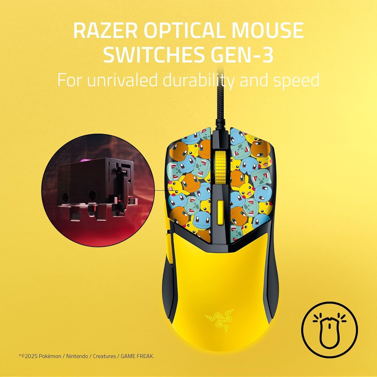 Refurbished Razer Cobra Lightweight Wired Gaming Mouse with Chroma RGB - Reebelo US