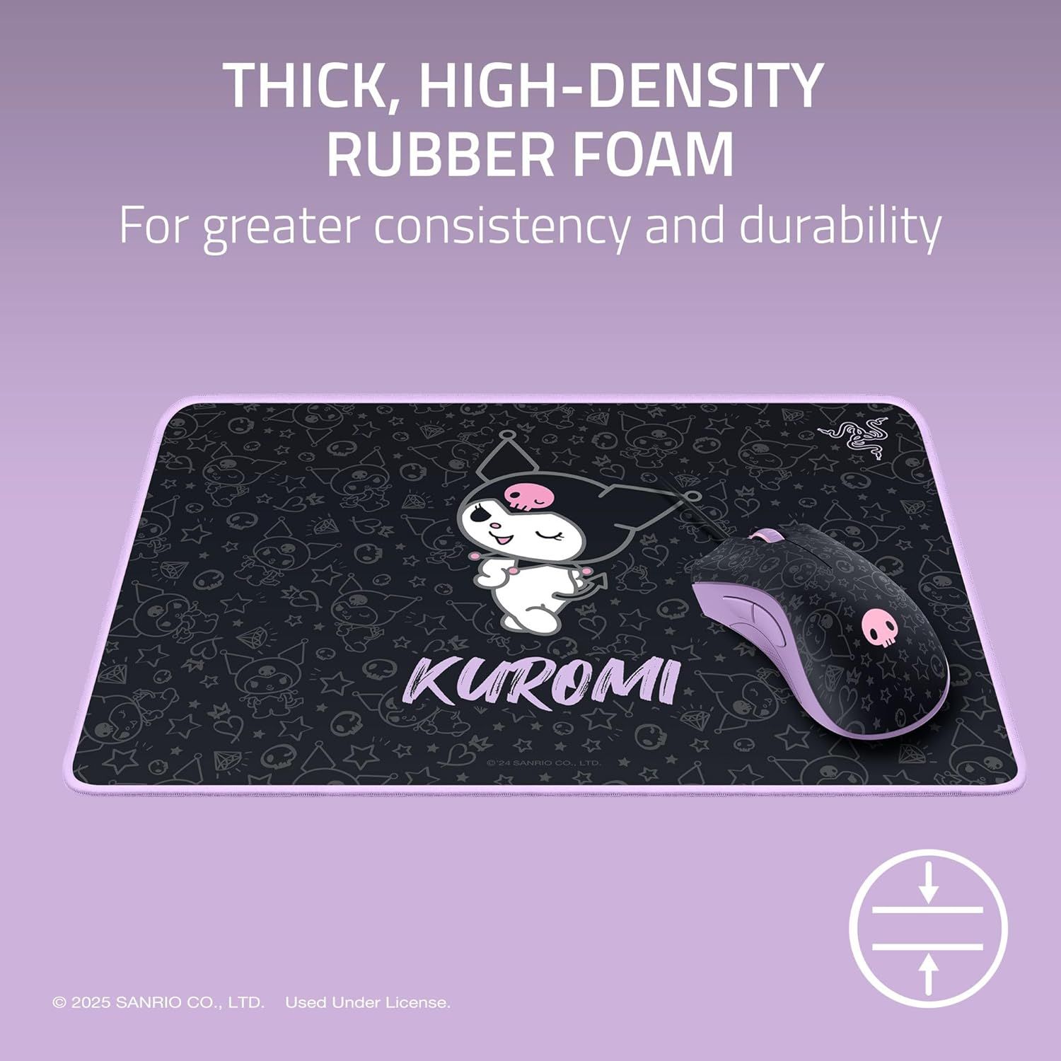 Refurbished Razer DeathAdder Essential & Goliathus Bundle Kuromi Edition (Mouse & Mat) - Reebelo US