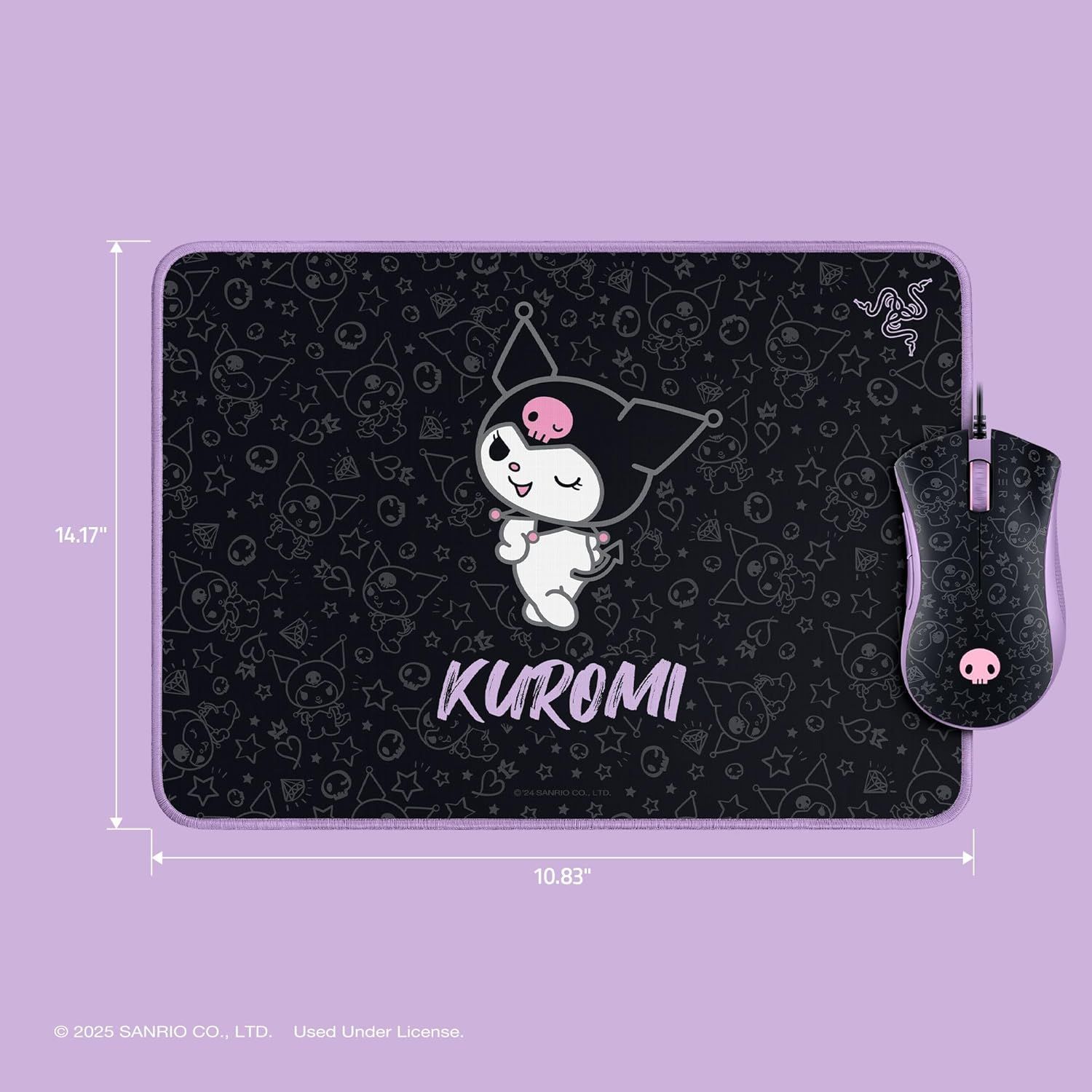 Refurbished Razer DeathAdder Essential & Goliathus Bundle Kuromi Edition (Mouse & Mat) - Reebelo US