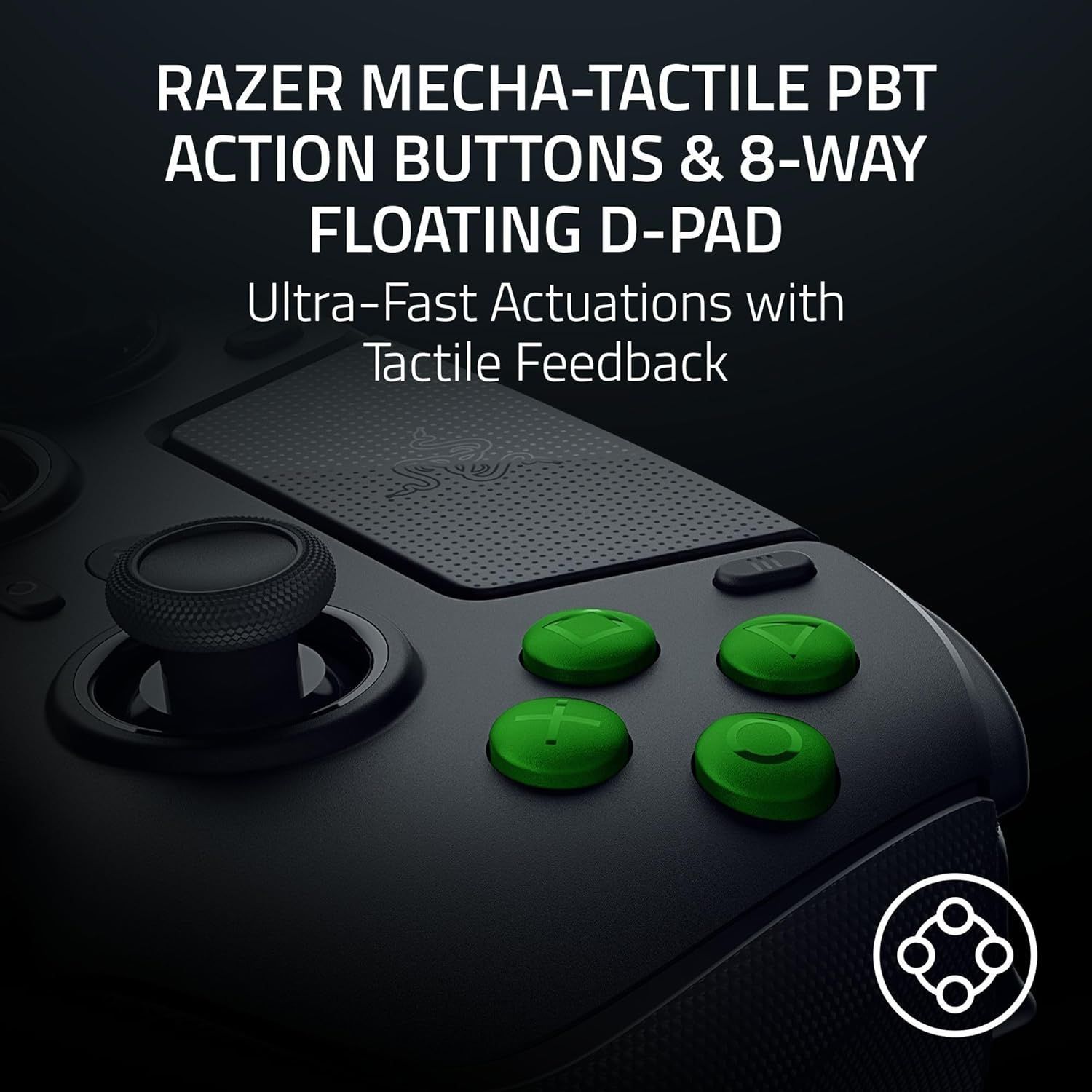 Refurbished Razer Raiju V3 Pro Wireless Gaming Controller for PS5 - Reebelo US