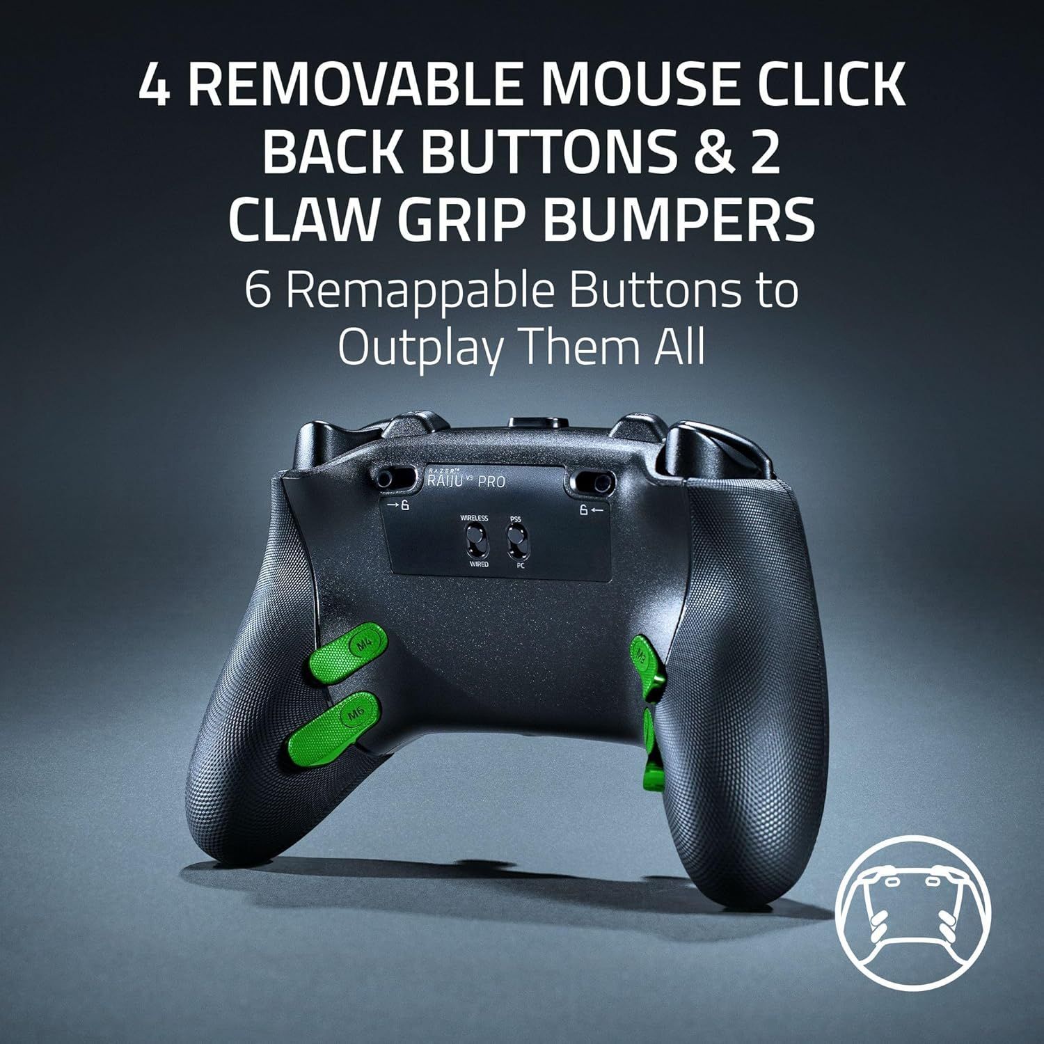 Refurbished Razer Raiju V3 Pro Wireless Gaming Controller for PS5 - Reebelo US