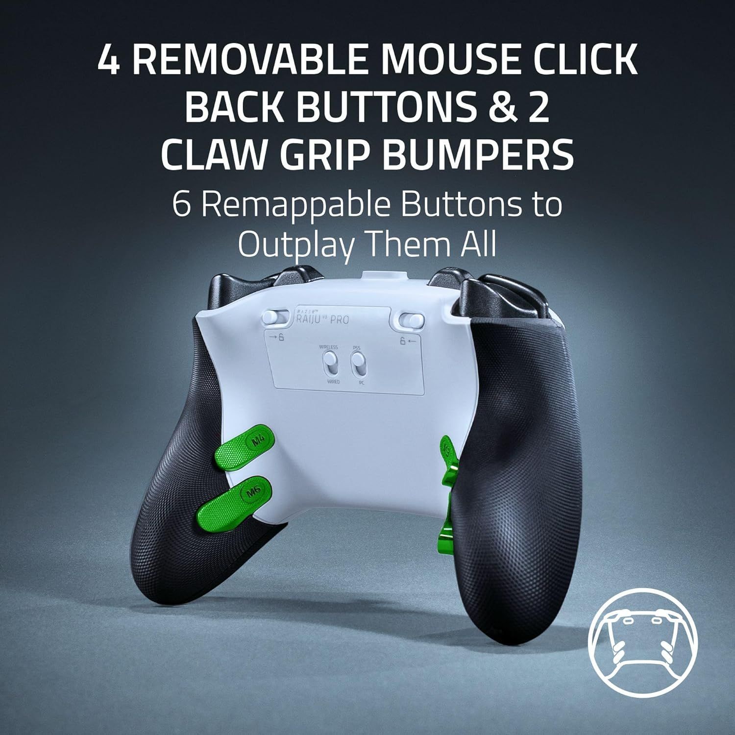Refurbished Razer Raiju V3 Pro Wireless Gaming Controller for PS5 - Reebelo US