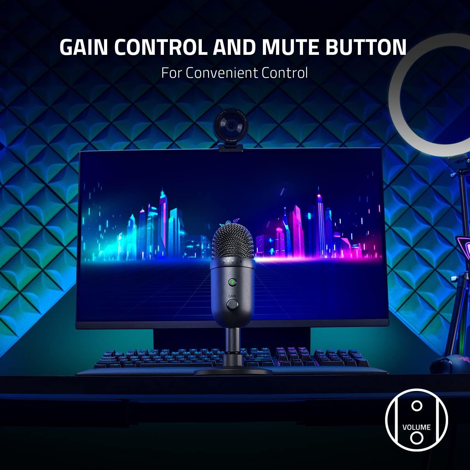 Refurbished Razer Seiren V2 X USB Condenser Microphone for Streamers - Reebelo US