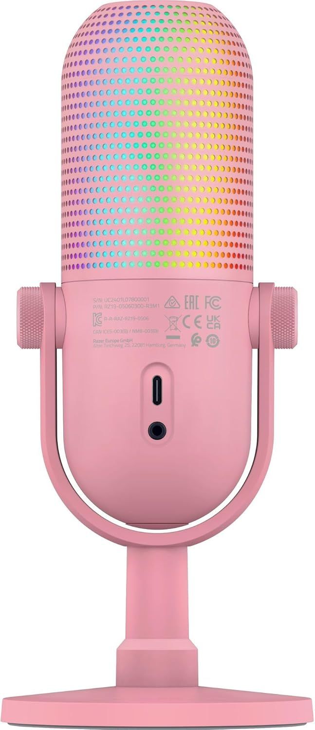 Refurbished Razer Seiren V3 Chroma Condenser USB Microphone   - Reebelo US