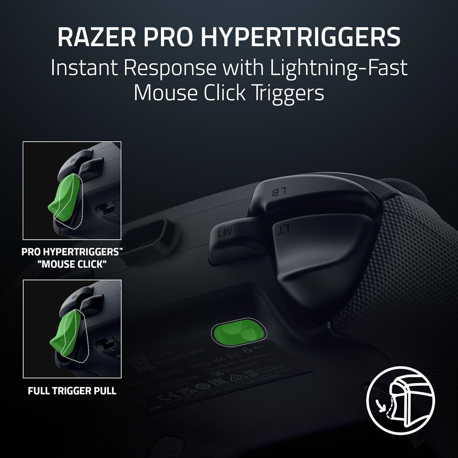 Refurbished Razer Wolverine V3 Pro 8K Wireless Gaming Controller for PC - Reebelo US