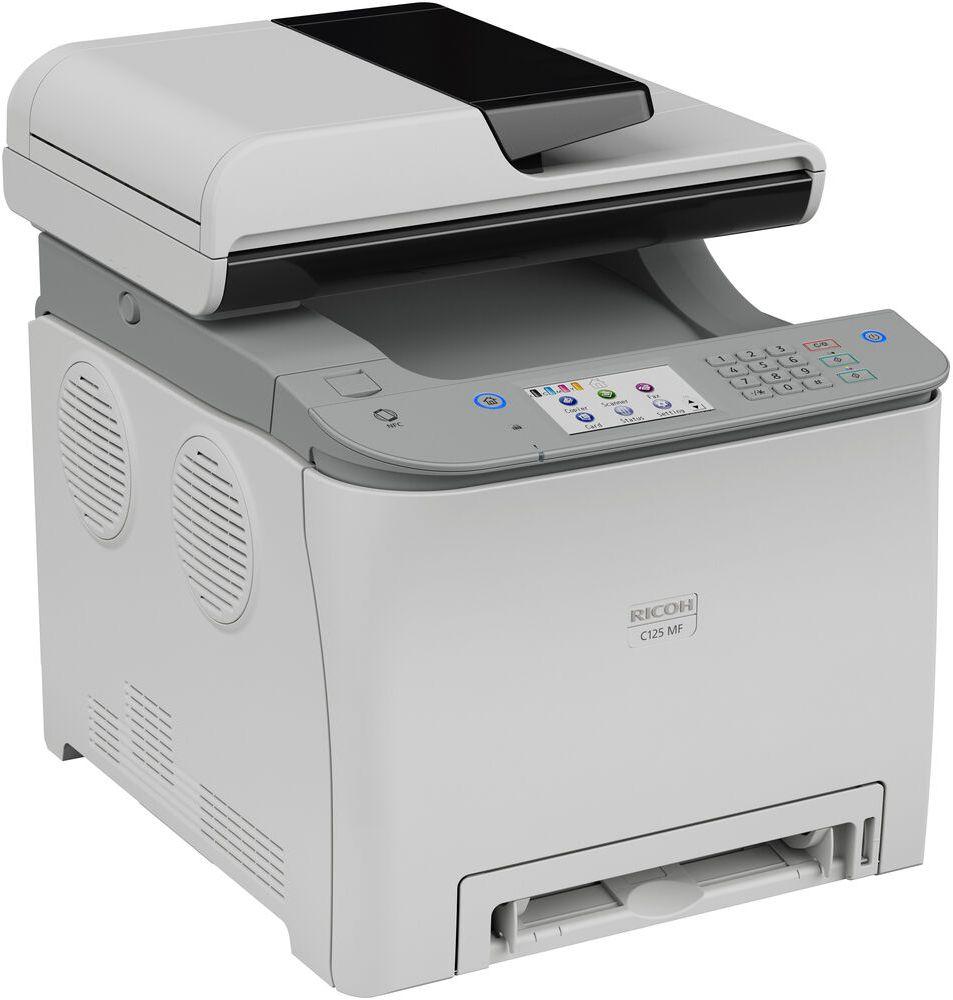 Refurbished RICOH C125 MF Color Laser Multifunction Printer - Reebelo US